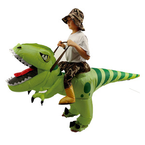 Halloween dành cho người lớn Inflatable Ride-on T-REX khủng long trang phục vui không khí Blow-up phù hợp với cosplay giáng sinh Đảng Inflatable trang phục - Product Image 4
