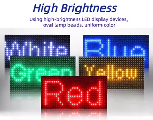 Constant Drive IC Outdoor P10 Led Module Digital Advertising Led Screen Dip P10 Red Led Module