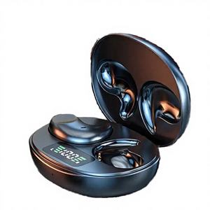 Écouteurs sans fil V5.3 BT, écouteurs à clip d'oreille, 3 à 5 heures d'autonomie, affichage numérique, étanche IPX-5, ANC/ENC, faible latence, charge de type C, studio - Product Image 4