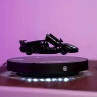 Modelo de Coche Deportivo de Aleación de Aluminio Flotante Magnético, Acabado Negro Pulido, de la Fábrica HCNT, Regalo de Diwali para Niños