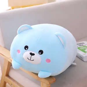 Fábrica al por mayor de dibujos animados de animales de peluche largo almohada Anime suave juguetes de peluche para niños