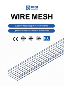QIONGKAI Accessoires et raccords pour paniers de câbles <span class=keywords><strong>en</strong></span> treillis métallique - Équerre de courbure arquée / droite pour raccords <span class=keywords><strong>en</strong></span> <span class=keywords><strong>T</strong></span>, coudes et croisillons - Product Image 3