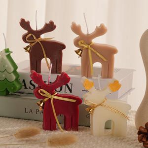 Creative Mini Reindeer Scented <b>Candle</b> - Aromatic Christmas Gift for Festive Ambiance and Holiday Décor - Product Image 1