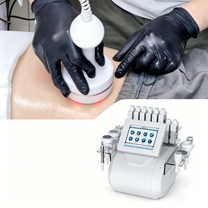 Appareil de <span class=keywords><strong>cavitation</strong></span> ultrasonique RF 9-en-1 pour le bureau, technologie de refroidissement au laser <span class=keywords><strong>lipo</strong></span> et photon pour le rajeunissement de la peau du visage et du corps entier - Product Image 1
