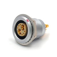 Connecteur pneumatique push-pull compatible LE MO, raccord rapide médical pour air, connecteur circulaire métallique série B