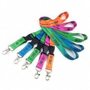 Customizable Logo Polyester Lanyard with <b>Hook</b> Personalized Rope Featuring Promotion Sublimation Lanyard - Product Image 1