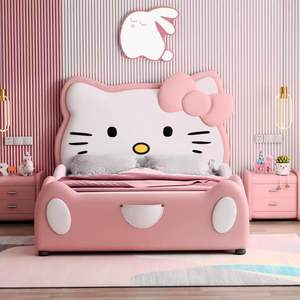 जिंस की नई डिजाइन हॉट सेलिंग हैलो किट्टी बच्चों के कमरे के लॉफ्ट एकल बिस्तर 1.5 मीटर - Product Image 3