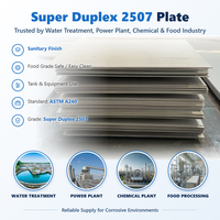 Plaque Super Duplex EN 10028-7 1.4410, trempée, 12mm-42mm, pour systèmes de dépoussiérage d'échappement marin