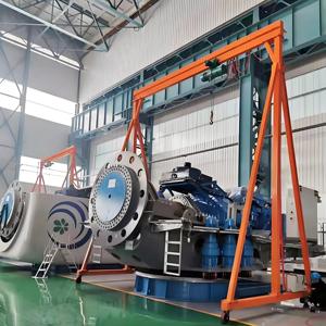 Pousser à la main Mobile Mobile Mobile Portable petit un cadre de levage portique portable grue 2 tonnes 3.5 tonnes - Product Image 3