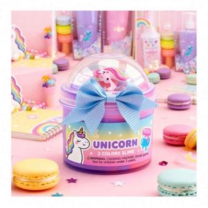 Colorful Durable Puff <b>Slime</b> DIY Non-Toxic Handmade Pack Smooth Squishy Entertainment Playdough Fun for Kids Bulk Toys - Product Image 1