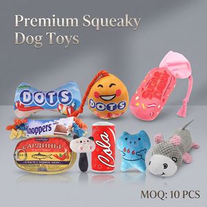 Juguetes de Peluche para Perros Adorables de Yiwu, Directo de Fábrica, Disponibles en Stock - Juguetes Sonoros Duraderos y Masticables para el Compañero Diario y Alivio del Aburrimiento - Product Image 1