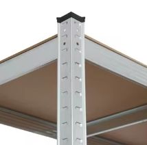 חובה כבדה מדפים מתכווננת 5 שכבה מגולוון גיליון פלדה מתכת מסגרת מתכת מדפים - Product Image 4