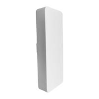 Repetidor WIFI para Exteriores IP65 de 2-3 km, 2 Puertos RJ45 de 10/100 Mbps, Alimentación POE/DC, 5.8G 450M, Extensor WIFI de Largo Alcance