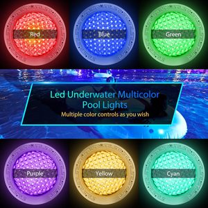 Luces LED Sumergibles para Piscina Blove Dolphin de 10 Pulgadas, IP68, Resistentes al Agua, ABS, para Piscinas, CA 120V, Cable de 100 Pies - Product Image 6