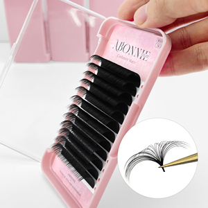 Abonnie Lash Supplies Cil <span class=keywords><strong>Bouquet</strong></span> Plateaux de <span class=keywords><strong>cils</strong></span> Extensions de <span class=keywords><strong>cils</strong></span> en cachemire à base fine Effet éventail Extensions de <span class=keywords><strong>cils</strong></span> effet beurre - Product Image 3