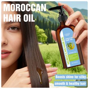 Huile capillaire marocaine personnalisée avec logo, avec pompe, adaptée aux <span class=keywords><strong>cheveux</strong></span> secs et humides, conçue <span class=keywords><strong>pour</strong></span> lisser et nourrir - Product Image 4