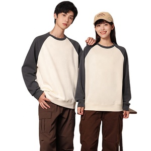 Sebanda 380 grammi di cotone <span class=keywords><strong>neo</strong></span>-ossidato maglia girocollo con scollo rotondo pullover colore che si scontra di grandi dimensioni manica lunga - Product Image 1