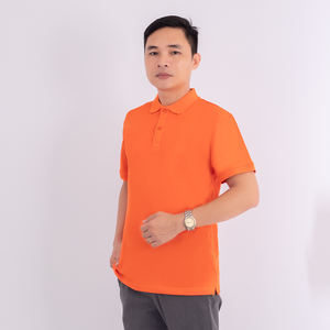 Fournisseur direct d'usine de polos offrant une expédition mondiale, tissu en coton mélangé de qualité supérieure, parfait pour les vêtements de travail, utilisation promotionnelle - Product Image 1