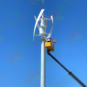 Aerogenerador de Eje Vertical RX Free Energy de 220v 380v, Turbina Eólica de 30kw 20kw 15kw 10kw 5kw para el Hogar - Product Image 2