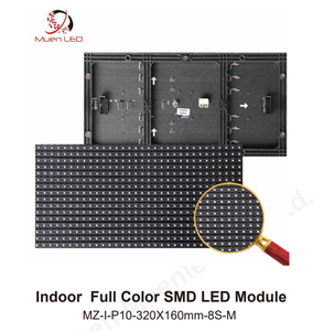 โมดูล LED P10 สำหรับใช้งานภายในอาคาร SMD จอแสดงผลดิจิตอล LED สีเต็มรูปแบบ ขนาด 320x160 มม. สำหรับป้ายโฆษณา - Product Image 2