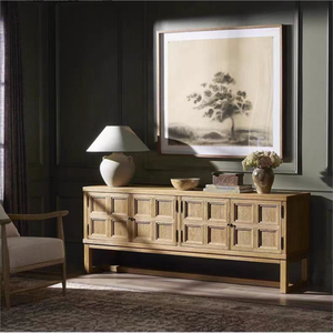 <b>Vintage</b> Solid Wood Dining <b>Cabinet</b> Home Living Room Tv Bar Large Capacity Storage Entrance Villa Hfl-134 Four Independent - Product Image 4