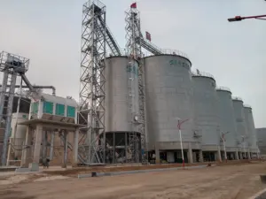 Boerderij Pluimveevoederfabriek Gebruikte 50 100 200 500 1000 Ton Sojabonen Van Maïstarwe Diervoeder Opslagsilo