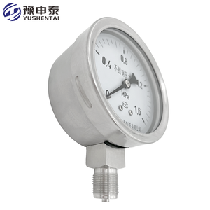 Yüksek kaliteli orijinal paslanmaz çelik işaretçi tipi 304 basınç göstergesi - Product Image 6