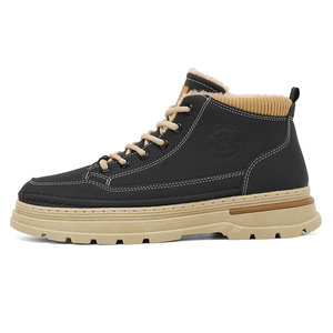 Stivali Invernali da Uomo con Fodera in Rete, Suola in PVC, Imbottitura Integrata, Caldi, Antiscivolo, alla Moda - Product Image 5
