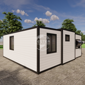 Vente directe d'usine de maisons préfabriquées de 20 pieds, 3 chambres, maison préfabriquée, petite maison, maisons modulaires avec conteneurs extensibles - Product Image 3