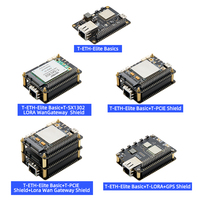 LILYGO t-eth ESP32-S3 Ethernet, papan pengembangan modul W5500 dapat diubah T-SX1302 LoRa Gateway LoRa GPS PCIE LTE Shield