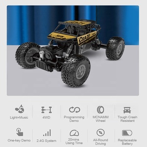 <span class=keywords><strong>1</strong></span> 16 2.4G Vierwielaandrijving Lichtmetalen <span class=keywords><strong>Rc</strong></span> Klimmen Auto <span class=keywords><strong>Crawler</strong></span> Met Licht - Product Image 3