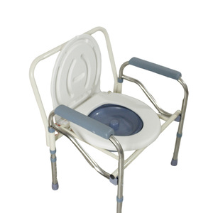 Chaise de toilette semi-acier réglable avec siège de toilette pour personnes âgées et femmes enceintes, taille standard, style moderne - Product Image 2