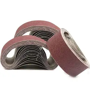 abrasive Aluminum Oxide sanding belt grit saning belt for polishing ss ,carbide steel ,titanium and cast aluminum