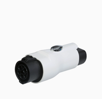 Adaptateur de chargeur EV de type J1772 à GBT Type2 16A 7kW avec prise et sortie et verrou électronique