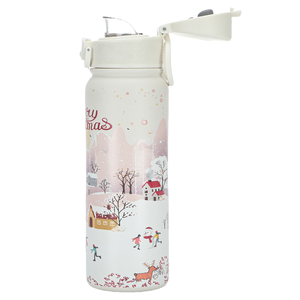 Custom 550ml Kids Vacuum Mug <b>With</b> Silicone <b>Straw</b> Latest 3d Design For Back School & Indoor Activities For Children - Product Image 4