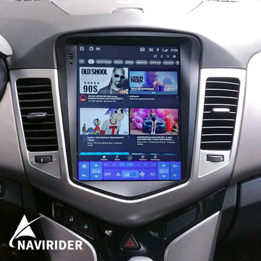 Автомагнитола Android 13 с вертикальным сенсорным экраном 10,4 дюймов, мультимедийный стереоплеер для Chevrolet Cruze Lacetti, классический 2009