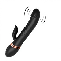 Vibrador AV, Juguete Sexual, Masturbación, Estimulación del Punto G y del Clítoris, 10 Frecuencias de Vibración, Ayuda para el Orgasmo, Dildo, Recargable por USB, IPX7
