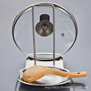 [Cross-border Dropshipping] Stainless Steel <b>Pot</b> <b>Lid</b> Rack, Household Kitchen Storage Rack, <b>Pot</b> Holder, <b>Pot</b> <b>Lid</b> Storage Shelf, - Product Image 2