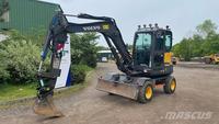 رخيصة الثمن كبيرة Volvo 6 EW60E مستعملة سويدن حفارة ترابية أصلية مستعملة Volvo EC290 للبيع
