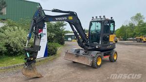 מחיר זול 6 טון משומש גדול volvo wo 60e מחפר מכונה סוידן מקורי עפר שימוש volvo ec290 מחפר למכירה - Product Image 3