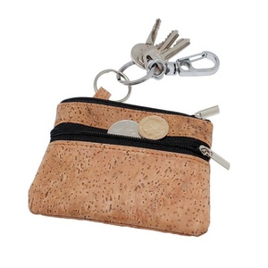 Boshiho Cork Zipper Pouch Keychain Mini <b>Purse</b> - Product Image 1