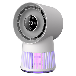 Ventilador de lámpara para mosquitos 2 en 1, ventilador de escritorio portátil para el hogar, repelente de mosquitos - Product Image 1