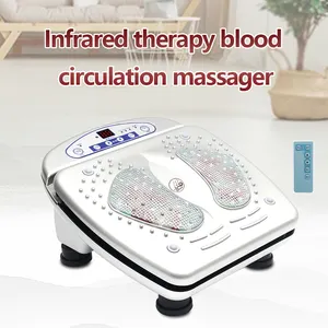 Nuovo massaggiatore elettronico del piede di vibrazione di agopuntura della macchina del circolatore del sangue di calore