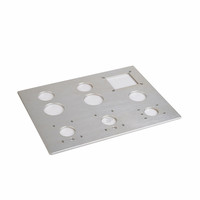 Royaume-uni usine personnalisé métal estampage polissage anodisation usinage CNC amplificateur de découpe laser panneau avant produit métallique