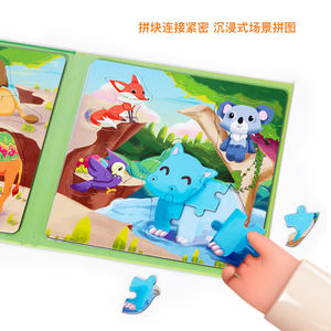 Libro Puzzle Magnetico Avanzato per Bambini all'Ingrosso, 4 <span class=keywords><strong>Stili</strong></span>, Giocattolo Educativo Cognitivo per la Prima Infanzia - Product Image 3