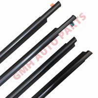4 PCS/Set Bandes d'étanchéité pour vitre de porte pour Toyota Probox/Succeed 2002-2014 2014-2018 Ceinture d'étanchéité extérieure 68160-52071