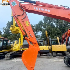 รถขุดไฮดรอลิกตีนตะขาบขนาดกลาง Hitachi ZX210 มือสอง นำเข้าจากญี่ปุ่น ใช้แล้ว ประหยัดน้ำมัน เหมาะสำหรับงานเทศบาล - Product Image 6