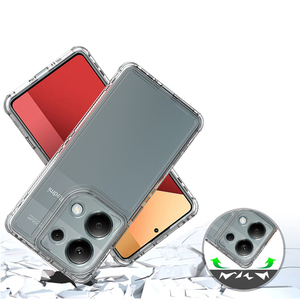 Funda de teléfono TPU 3 en 1 de acrílico transparente resistente para Redmi Note 13 Pro 4G/POCO M6 Pro 4G - Product Image 3