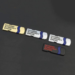 Pegatina de emblema para coche, calcomanía de insignia para <span class=keywords><strong>Toyota</strong></span> <span class=keywords><strong>Hybrid</strong></span> Synergy Drive, letras Prius Camry Rav4 Crown <span class=keywords><strong>Auris</strong></span>, accesorios de estilismo para coche - Product Image 2