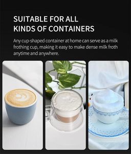 Automatic Foam Maker Milk Steamer Handheld Coffee Whisk Electric Milk Frother - Product Image 6
